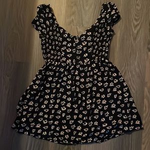 En Creme floral off shoulder blouse